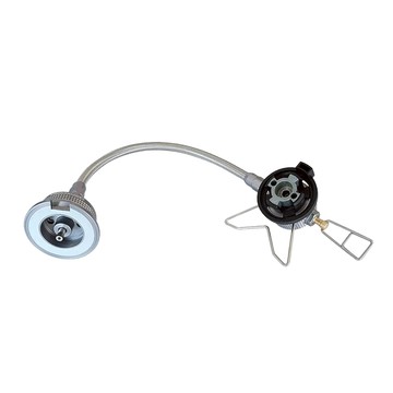 柯曼 卡式瓦斯延長管+轉接頭 Z37  銀色  1組