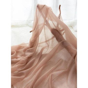 (免運)灰色400支山羊絨氛圍感輕薄戒指絨純色大尺寸空調房圍巾披肩兩用