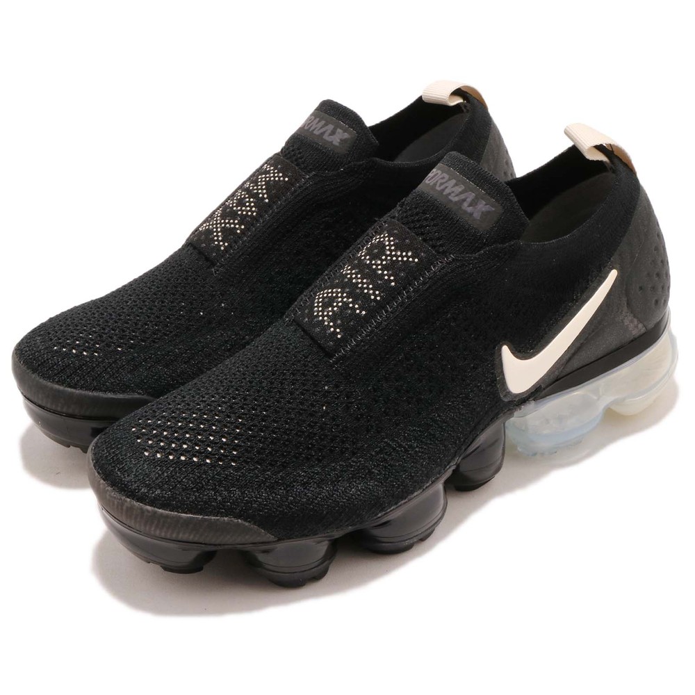 NIKE Air Vapormax Moc 2 男女鞋慢跑鞋無鞋帶編織氣墊GD著黑白[AH7006