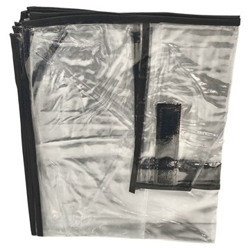 E.dot PVC 行李箱保護套 透明黑邊 51x31x64cm  30吋