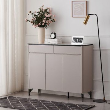 MUNA家居 2502-120型4尺玻璃鞋櫃  120X38X100cm