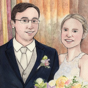 DUNMI等米 |  手繪婚紗 結婚禮物