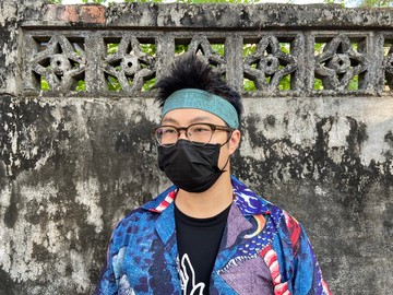 男生頭帶 / 一片式髮帶 / 綠英文學刊