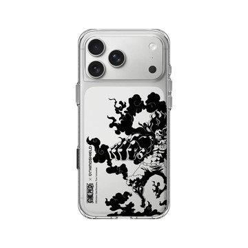 iPhone 17 Pro Max Clear Case（相機按鈕） 透明 - 航海王 One Piece - 復刻系列-魯夫 四檔大蛇炮