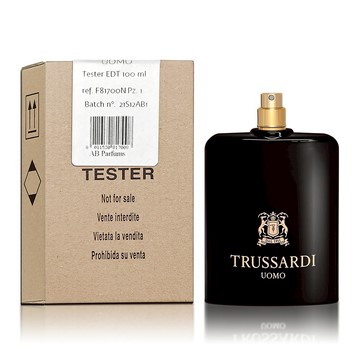 《平輸版》【TRUSSARDI】楚沙迪 UOMO百年紀念款男性淡香水 (100ML) 無蓋 TESTER 環保包裝