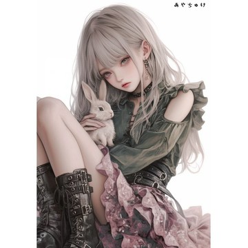【3 月新款 2】07-095-0157 人物貼紙 動物與甜美蕾絲