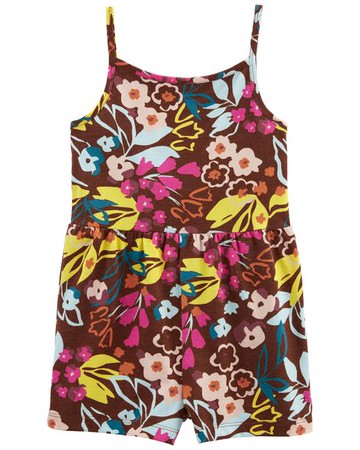 Kid Floral Jersey Romper