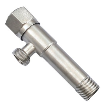 【五金 熱銷】304不鏽鋼4加長角閥家用全銅冷熱水四分馬桶三角閥熱水器閥門開關12.16