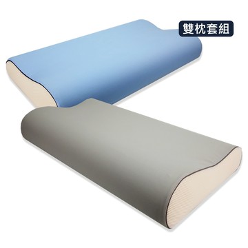 健康涼感透氣舒眠記憶枕98~ 61 x 31 x 10 / 7.5 cm (一組兩枕｜顏色任選)