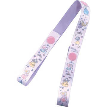 akachan honpo - 玩具防掉繩雙環型-迪士尼-紫色-日本製