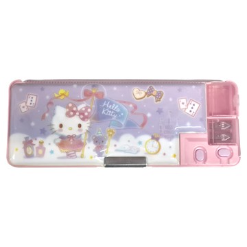 Hello Kitty 凱蒂貓 可愛卡通文具收納盒 學生兒童鉛筆盒  1個