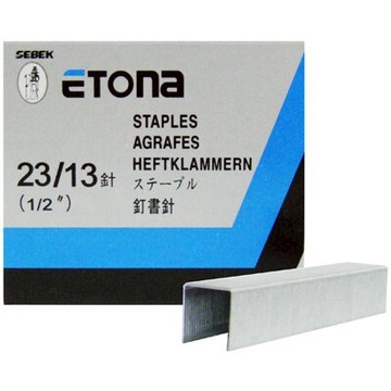 【文具通】ETONA E-23/13訂書針高13mm P2010014【APP滿額下單10%點數(單一帳號最高5000點)】1/31止