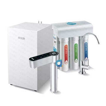 (贈好禮)賀眾牌 UW-2212HW-1 LED觸控式廚下型節能冷熱飲水機 搭配UR-5411JW-8快拆型逆滲透純水機