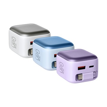 CYKE K60 Gan 氮化鎵伸縮線充電器(35W)(0.7M)(白色)