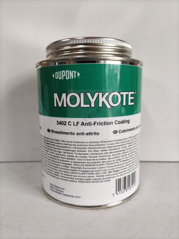 MOLYKOTE/摩力克 室溫固化無鉛型耐腐蝕涂層 3402C-LF 灰色 500g【亞德機械五金家居】