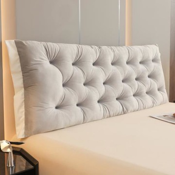 床頭靠墊軟包靠背工廠直銷長方形床上大靠枕飄窗沙發通用綁帶固定