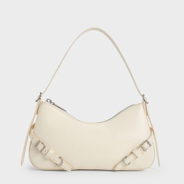 Sloane 金屬釦腋下包