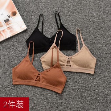 美背內衣女學生高中少女打底吊帶背心抹胸裹胸聚攏運動無鋼圈文胸