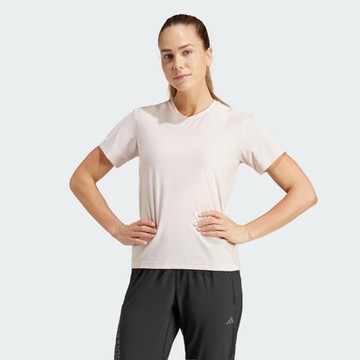 adidas 愛迪達 上衣 女款 短袖上衣 運動 OTR B TEE 米白 IN1598