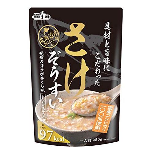 テーブルランド 具財と旨味にこだわった さけぞうすい 250g ×4個