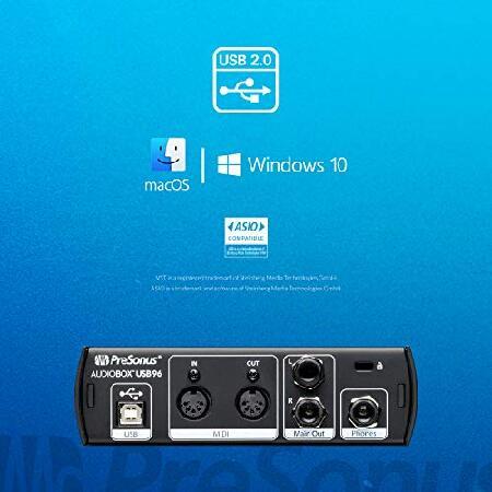 PreSonus AudioBox 96 25th Anniversary Studio Recording Bundle with Studio One Artist DAW Music Production Software