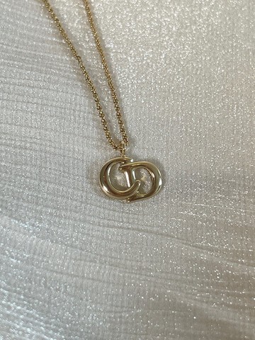 Dior CD極美品氣質典雅頸鏈項鏈 日本中古Vintage
