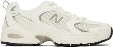 New Balance 银色 & 白色 530 运动鞋
