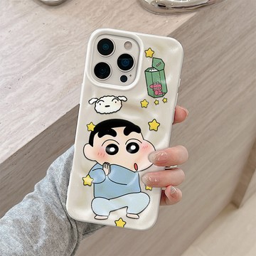 可愛跳舞星星 適用蘋果17Promax手機殼iPhone16Plus軟殼15隕石紋理14大孔13波浪紋12趣味11保護殼