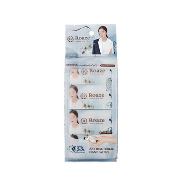 柔仕抗菌迷你濕紙巾8抽x8入組