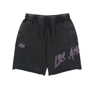 NBA 水洗隊徽 短褲 湖人隊 3525150420