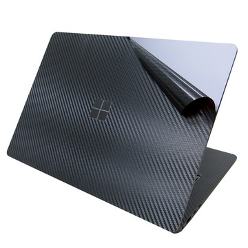 【Ezstick】MicroSoft Surface Laptop 7th 第7版 霧黑 15吋 黑色卡夢紋 機身貼