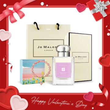 Jo Malone 玫瑰水與香草限定版香水50ml-香氛晶石開運招桃花組