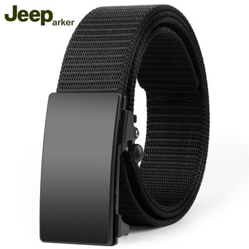 自動扣皮帶男潮ins帆布休閑牛仔工裝褲腰帶速干無牙商務尼龍褲帶