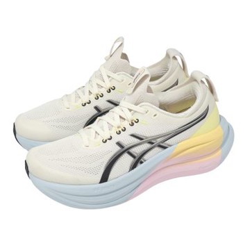 Asics 亞瑟士 慢跑鞋 Gel-Nimbus 28 Lite-Show CN 女鞋 米色 夜光系列 1012C031100