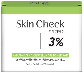韓國SkinCheck爽膚棉60片-3% CICA調理