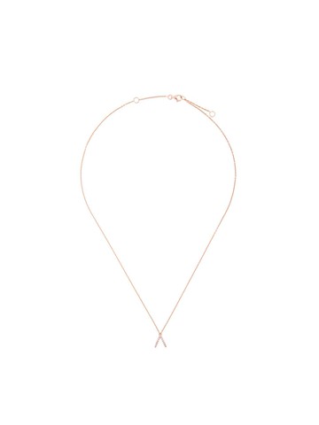 ALINKA - ALINKA ID diamond necklace - women - Diamond/18kt Rose Gold - One Size - Metallic