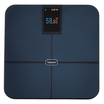 tokuyo 督洋 多功能藍芽智能體重體脂計 TM-315 智能APP 體重管理  深藍色  1個