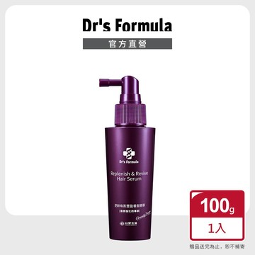 台塑生醫 Dr's Formula 逆齡喚黑豐盈養髮精華100g 官方旗艦館