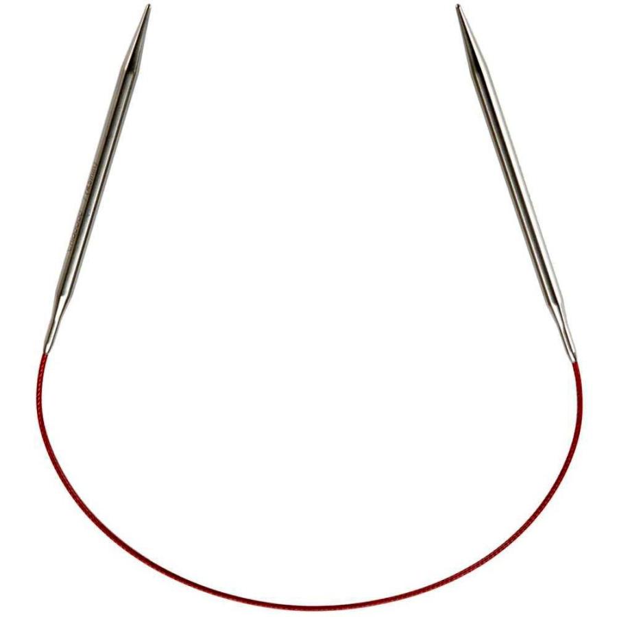 ChiaoGoo Red Lace Circular 16-inch (41cm) Stainless Steel Knitting Needle;