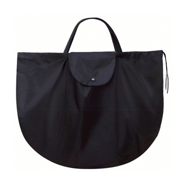 上手家居 防水安全帽袋 購物袋 大容量  黑色  48cm  1個