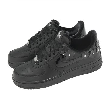 [ACS] Nike 休閒鞋 Wmns Air Force 1 07 女鞋 黑 皮革 小花 AF1 IR8637-001
