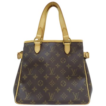 LOUIS VUITTON LV 路易威登 棕色 原花 帆布 Batignolles 手提包 M51156 【二手名牌BRAND OFF】