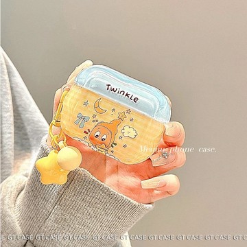 星星人 星星掛件 適用於 AirPods Pro3 airPods 4代 pro2 蘋果耳機保護殼 1/2代 蘋果耳機套