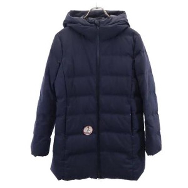 br-nag-8300-wdjユニクロ シームレス ダウンコート L ネイビー系 UNIQLO レディース   【221217】