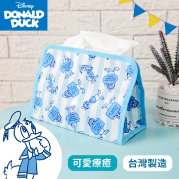 【收納皇后】Disney迪士尼唐老鴨-布藝面紙套/收納盒/衛生紙/面紙盒/台灣製