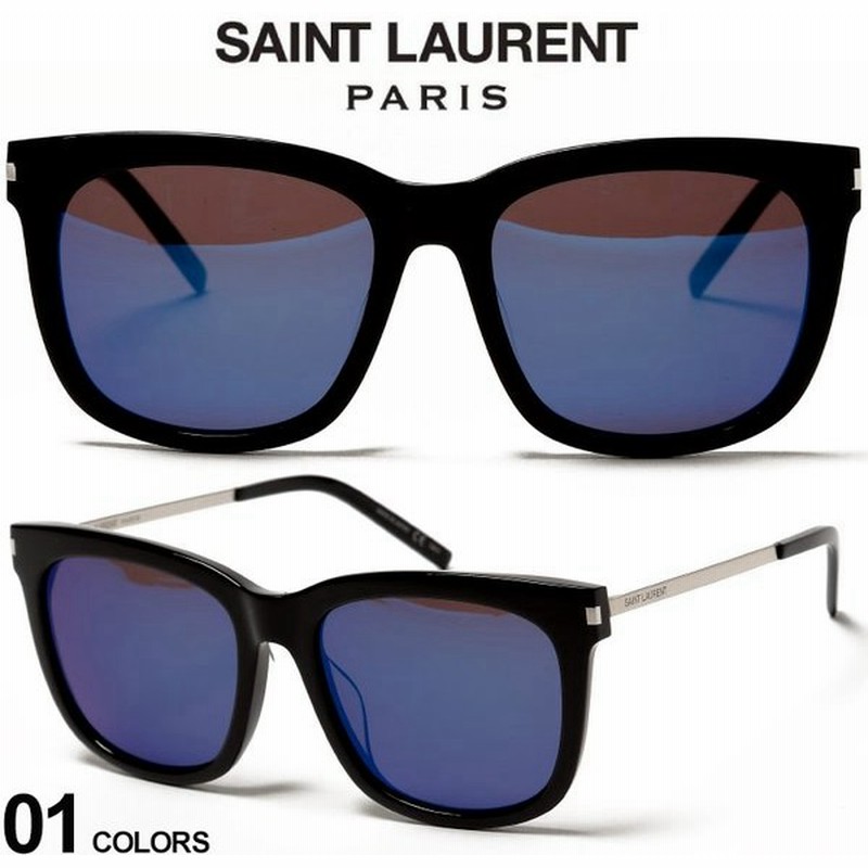 サンローラン サングラス メンズ Saint Laurent ロゴ ブルーレンズ ウェリントン ブランド メンズ メタル セルフレーム Uvカット カラーレンズ Sl26k001 通販 Lineポイント最大0 5 Get Lineショッピング