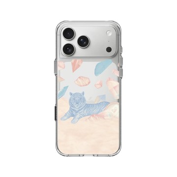 iPhone 17 Pro Max Clear Case（相機按鈕） 透明 - 欣蒂小姐 Miss Cyndi - 夢裡的老虎