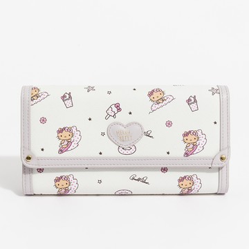 Hello Kitty - Arnold Palmer - 翻蓋長夾  Sweet Tanning系列 - 淡紫色/461-0112-71-3