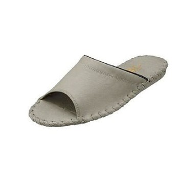 日本PANSY 淑女手工 室內拖鞋 女生款 - 9505 -灰色 - S  [22.0cm～22.5cm]