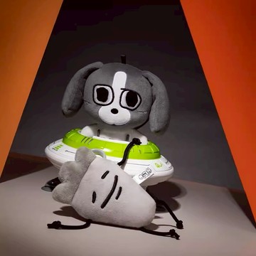 【暹羅厘普】灰色週一系列 吊飾-田中/多棟【墊腳石】毛絨玩偶 娃娃 鑰匙圈